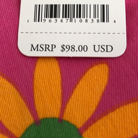 NWT Free People/We The Free Youthquake Printed Crop Flare Jeans - Lipstick Combo - Picture 10 of 14